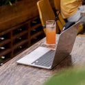 EooCoo Case Compatible with MacBook Air 13 inch M5 M4 M3 M2 2026-2022 A3449 A3240 A3113 A2681, 13.6" Hard Case Cover & Keyboard Skin & Screen Protector for Laptop Air 13.6 inch - Crystal Clear