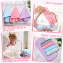 5 Pack Makeup Remover Cloths Reusable Makeup Remover Pads 15.7 x 7.8 inch Microfiber Facial Cleansing Cloths Removing Towels for Washing Face