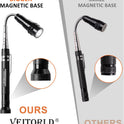 VEITORLD Gifts for Men Dad from Daughter Son Wife, Fathers Day, Extendable Magnetic Flashlight, Telescoping Magnet Pickup Tool, Cool Birthday Gifts for Father Grandpa Husband Boyfriend Women