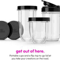 Magic Bullet Blender, Mixer & Mini-Food Processor In-One (17-Piece Set)