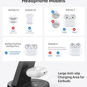 Anlmz 3 in 1 Charging Station for iPhone, Wireless Charger for iPhone 17 16e 16 15 14 13 12 11 X Pro Max & Apple Watch - Wireless Charging Station for AirPods 4 3 Pro