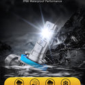 FAHREN 2026 H11 H9 H8 LED Headlight Bulbs, 1000% Super Brightness H11 LED Bulbs, 1:1 Mini Size Plug and Play, 6500K Cool White Halogen Replacement, Pack of 2