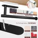 DEKAVA Paper Towel Holder Under Cabinet Wall Mount for Kitchen Paper Towel, Self-Adhesive Paper Towel Bar, Paper Towel Rack, SUS304 Stainless Steel 13 inch