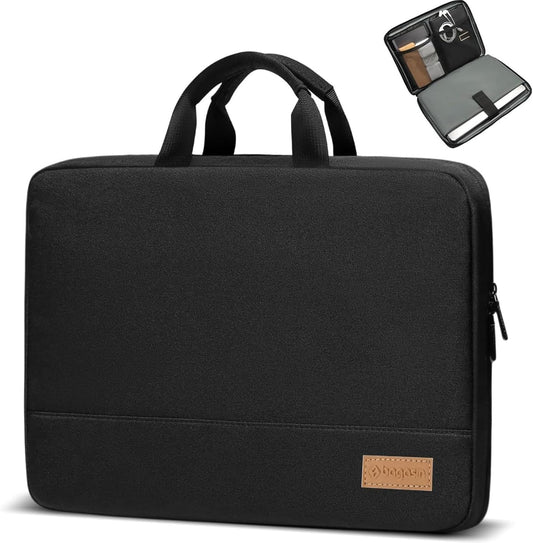 bagasin Laptop Sleeve Case, 15 15.6 16 inch TSA Laptop Sleeve Water Resistant with 4-Layer Protection, Computer Carrying Bag Compatible with MacBook, HP, Dell, Lenovo, Asus Notebook