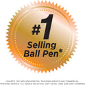 BIC Round Stic Extra Life Ballpoint Pens, School Supplies for Teachers and Students, 60-Count in Black