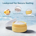 Ceecysaa Travel Containers for Toiletries, TSA Approved Silicone Cream Jars, Size Containers with Lids, Travel Accessories with Lid for Cosmetic Face Body Hand Cream (4 Pack)
