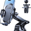 Miracase Phone Holder for Your Car, GPS Vehicle Mounts with Suction Cup Base & Vent Hook, Long Adjustable Arm & 360° Rotation for Multiple Viewing Angles, Compatible with 4-7.2 Inch Phones