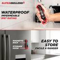 Alpha Grillers Meat Thermometer Digital - Instant Read Food Thermometer for Cooking Grilling - Professional Kitchen Fathers Day Gift Ideas for Birthday Dad Men Him Husband - Air Fryer BBQ Accessories