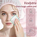 Large Cotton Pads for Face(150 count), Soft & Lint-Free Cotton Squares with Pressed Seam Design, Durable Cotton Rounds for Facial Cleansing and Makeup Removal, Gentle on Sensitive Skin & Eyes