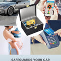 Samfolk Faraday Box with 2 Faraday Bags, Faraday Box for Car Keys, RFID Key Fob Protector Anti-Theft Key Fob Box, Anti-Theft Cages for Car Keys, Phone and Credit Card