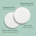Homrelaxy Cotton Rounds, 600 Count - Cotton Pads for Face, 2.28 Inch, 100% Cotton Soft Makeup Remover Pads for Toner, Facial, & Sensitive Skin, Lint-Free (600)