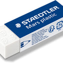 STAEDTLER Mars Plastic Vinyl Erasers, 4 Pack, White, Latex-Free