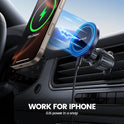 Lamicall 15W for Magsafe Car Mount Charger - Wireless Vent & Dashboard Magnetic Phone Holder Charger, for iPhone 17, 17 Pro, 17 Pro Max, iPhone 16 15 14 for MagSafe Accessories, Electrical Accessories