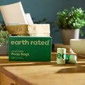 Earth Rated Compostable Dog Poop Bags, Ultra Thick and Leak Proof, Unscented, 225 Count