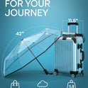 Repel Windproof Travel Umbrella - Compact & Withstands Winds up to 100MPH, Strongest Premium Auto Folding Umbrella for Rain and Sun - Durable, Light & Portable for Women & Men, Fits Backpack & Cars