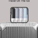 Quatish Travel Bottles for Toiletries, Original Patented Leak Proof Travel Size Toiletries, 3 oz Tsa Approved Silicone Containers, Shampoo and Conditioner Bottles, Travel Essentials, Grey