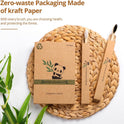 Virgin Forest Bamboo Toothbrush 10pk, Biodegradable & Compostable, Soft Bristles, BPA-Free Eco-Friendly, Family Pack (Adults & Kids), Zero Waste Oral Care