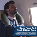 Travel Pillow - Memory Foam Neck Pillow Support Pillow,Luxury Compact & Lightweight Quick Pack for Camping,Sleeping Rest Cushion (Grey)