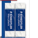 STAEDTLER Mars Plastic Vinyl Erasers, 4 Pack, White, Latex-Free