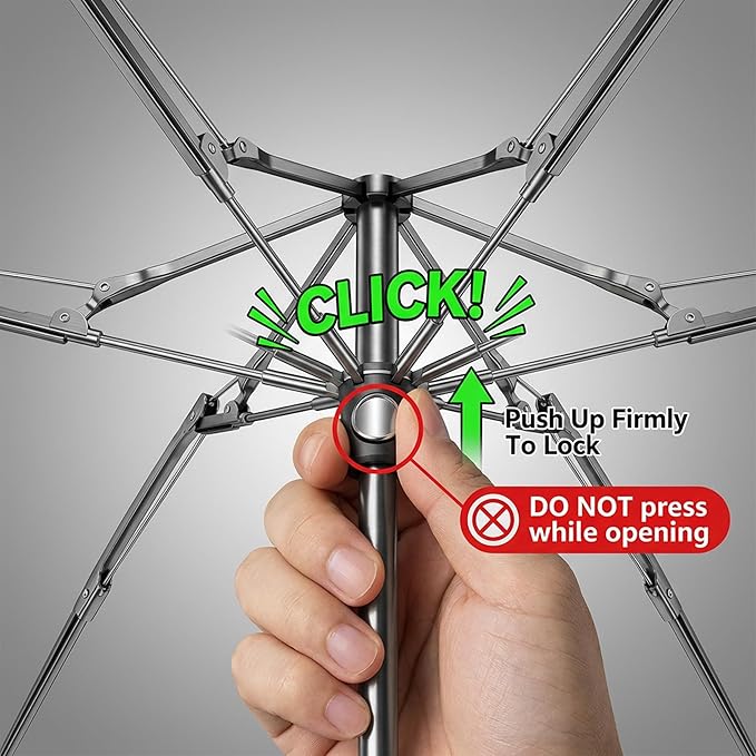 Compact Travel Umbrella with Case Sun&Rain Lightweight Small and Compact Suit for Pocket