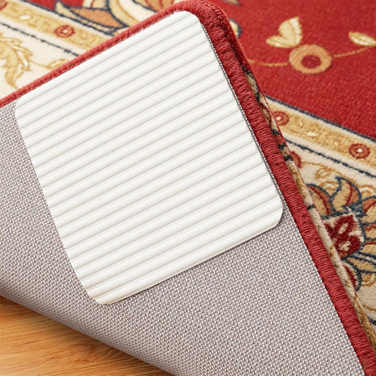 Home Techpro Rug Pad Gripper for Hardwood Floors No Damage, “Vacuum TECH” - New Materials to Non Slip Rug Pads, Under Rug Carpet Tape : Keep Your Rug in Place & Make Corner Flat