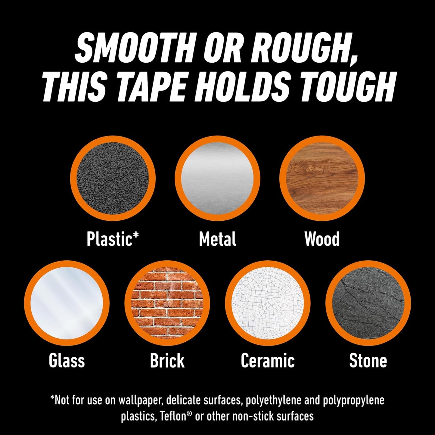 Gorilla Tough & Clear Double Sided Mounting Tape, Hanging, Instant 15lb Strong Hold, Permanent Bond, Weatherproof, 1 in x 60 in, Clear, (Pack of 1), 6065101 (Packaging May Vary)
