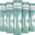 Cliganic Organic Cotton Rounds (500 Count) Makeup Remover Pads, Hypoallergenic, Lint-Free | 100% Pure Cotton