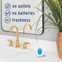 Febreze Odor-Fighting, Plug in Alternative, Air Fresheners for Home and Bathroom, Kitchen & Closet, Linen & Sky Scent, 4 Count