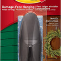 Command Outdoor Hook, Decorate Damage-Free, Water-Resistant Adhesive, Large (17083BZ-AWEF)