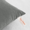 NTBAY 2 Pack Tiny Pillows, 11"x7" Microfiber Mini Pillows for Travel, Pets, Soft Machine Washable Small Pillows for Neck, Wrist, Lumbar and Knee, Dark Grey