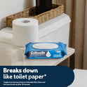 Cottonelle Fresh Care Flushable Wet Wipes, Adult Wet Wipes, 4 Flip-Top Packs, 42 Wipes per Pack (168 Total Flushable Wipes)