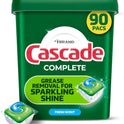 Cascade Complete Dishwasher Detergent Pods, Dish Detergent Soap, Fresh Scent, 90 Count