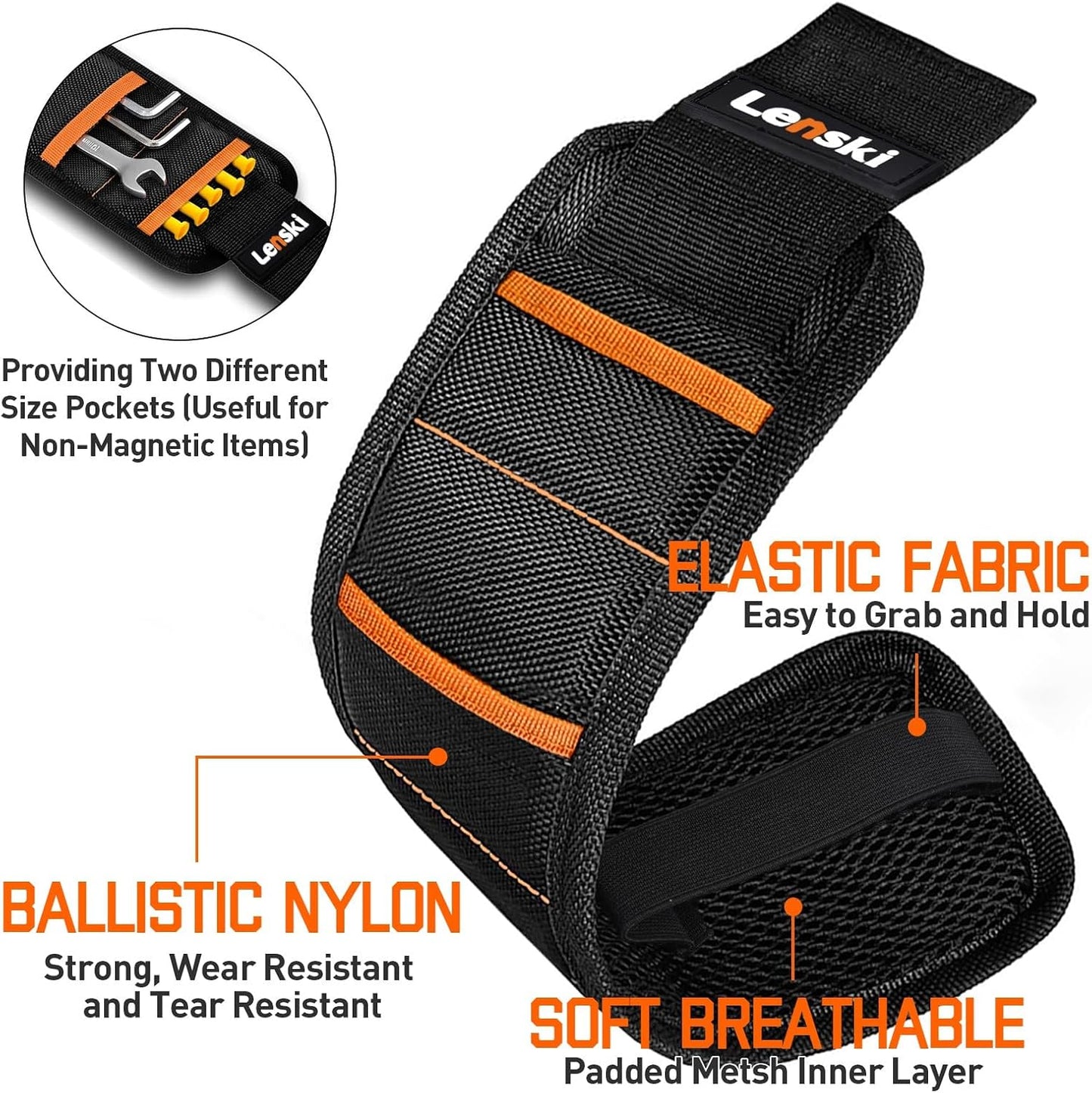 Lenski Fathers Day Gift Ideas, Magnetic Wristband Father's Day Gifts for Dad, Dad Gifts for Men Dad Him Husband, Birthday Gifts for Dad Men Him, Cool Gadgets for Men