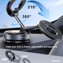 snanlen Upgraded 360° Nano Gel Vacuum Magnetic Phone Holder, Car Phone Holder for Magsafe[108+LBS Strongest Suction & 3000gf Strongest Magnetic], Suction Cup Phone Mount for Car/for iPhone 17 Pro Max