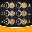 Fathers Day Gift Ideas for Husband, Gifts for Men Whisky Smoker Kit for Bourbon, Anniversary Birthday Gift for Dad Him Husband Grandpa, 6 Flavors Wood Chips for Old Fashioned Smoker Kit (No Butane)