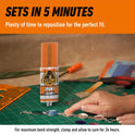 Gorilla Glue Epoxy, Dries Clear, Gap Filling, Indoor & Outdoor, Water Resistant, 5 Minute Set, Dries Clear Transparent, 0.85oz/25mL, (Pack of 1) 4200602