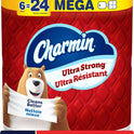 Charmin Toilet Paper Ultra Strong, 18 Mega Rolls = 72 Regular Rolls