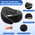Travel Neck Pillow for Airplane – Memory Foam Neck Pillow for Travel, Ergonomic Neck Support Pillow for Sleeping on Plane, Comfortable Portable Travel Pillow for Flights, Car, Office