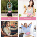 Portable Electric Heating Pad for Cramps, Upgraded Cordless Period Fast Heating Pad for Back Menstrual Belt 6 Heat 6 Vibration Modes Gifts for Women Girl Her Girlfriend Christmas Stocking Stuffer Pink