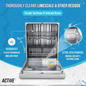 Dishwasher Cleaner And Deodorizer Tablets - 24 Pack Deep Cleaning Descaler Pods Formulated To Clean Dish Washer Machine, Natural Limescale Remover, Hard Water, Calcium, Odor - 12 Month Supply