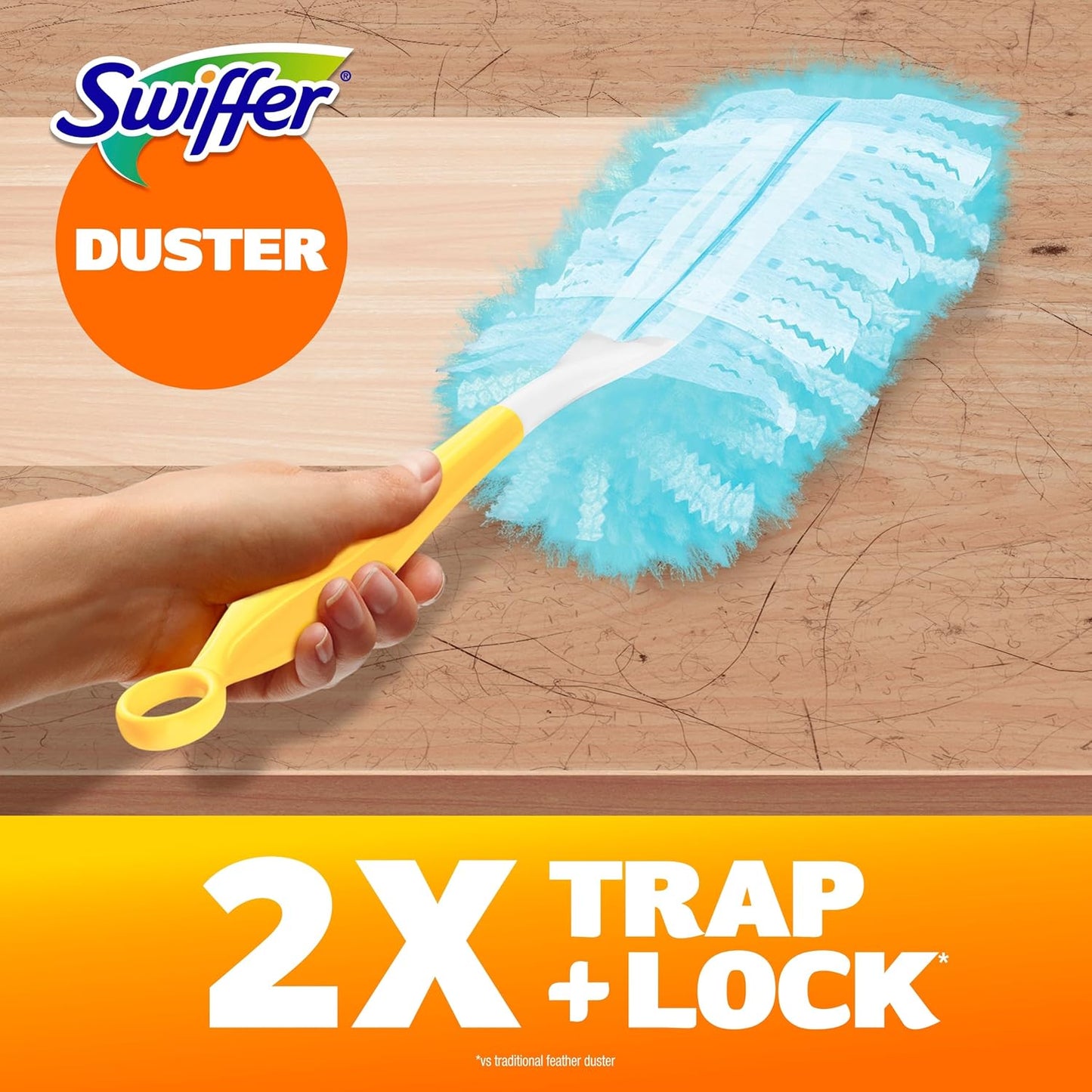 Swiffer Dusters Refill for Cleaning, Feather & Microfiber Duster Alternative, Unscented, 16 Count