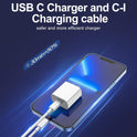 iPhone Charger Apple Charger, [Apple MFi Certified]2 Pack Apple Type C Wall Charger Block with 2 Pack [6FT&10FT] Long USB C to Lightning Cable for iPhone 14/13/12/12 Pro Max/11/Xs Max/XR/X,AirPods Pro