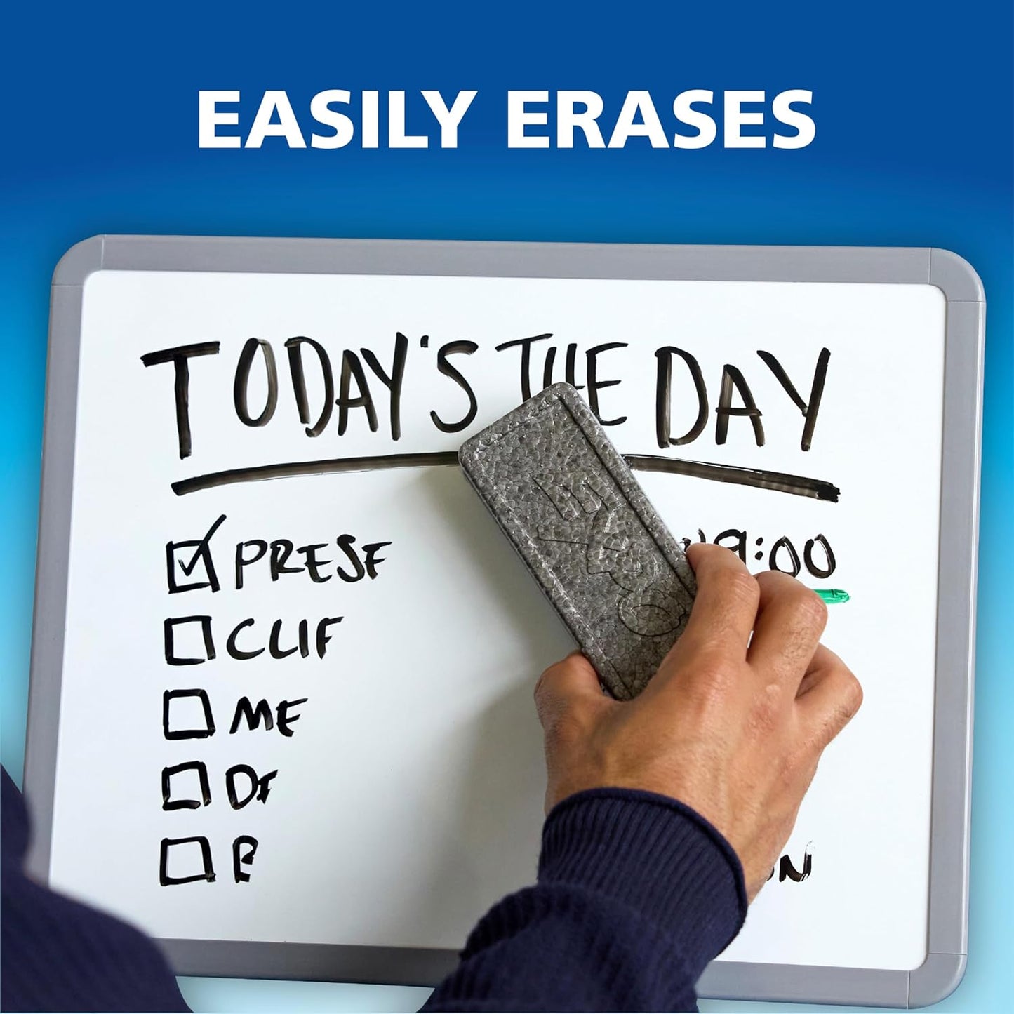 EXPO Dry Erase Markers Kit, Chisel Tip, Assorted Colours, Eraser, Spray Cleaner, 6 Count