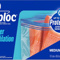 Ziploc Medium Freezer Bags, Prevents Freezer Burn, Microwave & Freezer Safe, New Stay-Open Design, Stand-Up Bottom, 72 Count