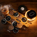 Whiskey Smoker Kit -Electric Cocktail Smoker Kit with 6 Flavors Wood Chips, Rechargeable Old Fashioned Smoker Kit, Bourbon Smoker Kit, Drink Smoker Kit Gifts for Men/Dad/Husband