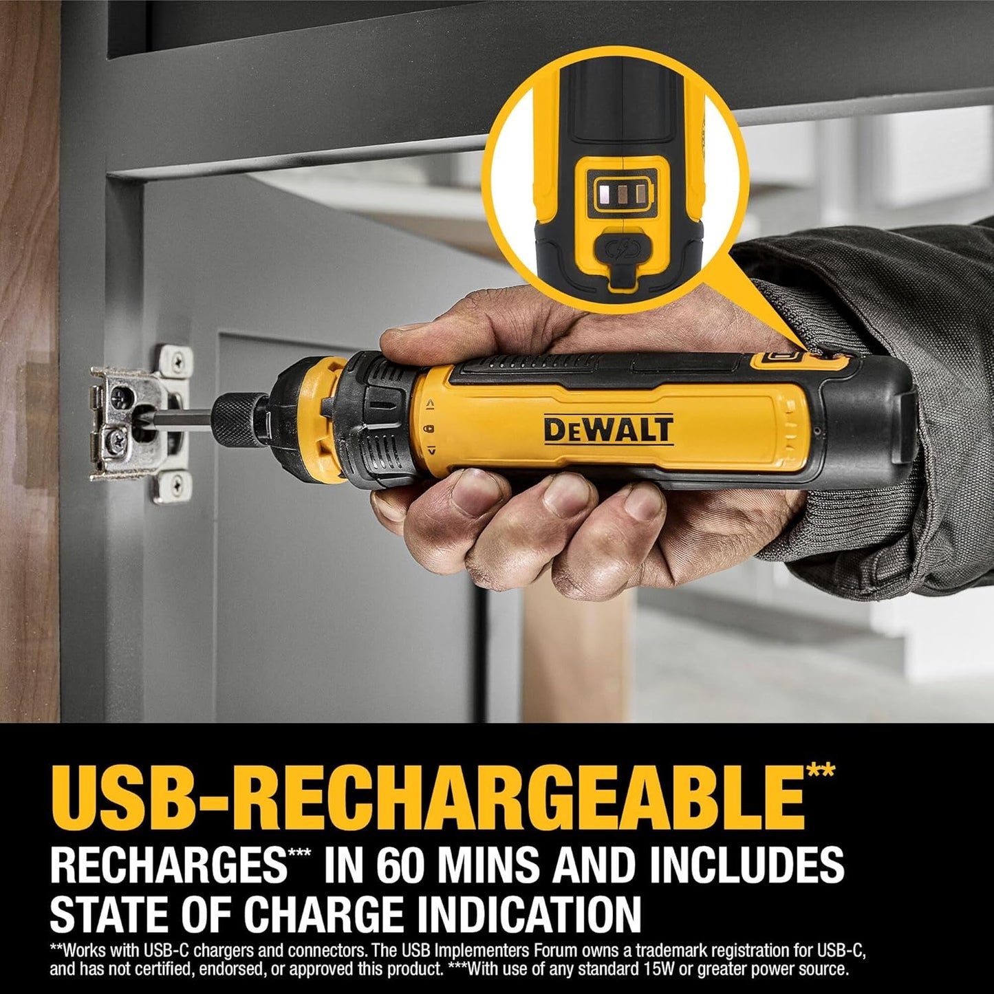 DEWALT 4V Cordless Screwdriver 15 PC Set (DWHT66719)
