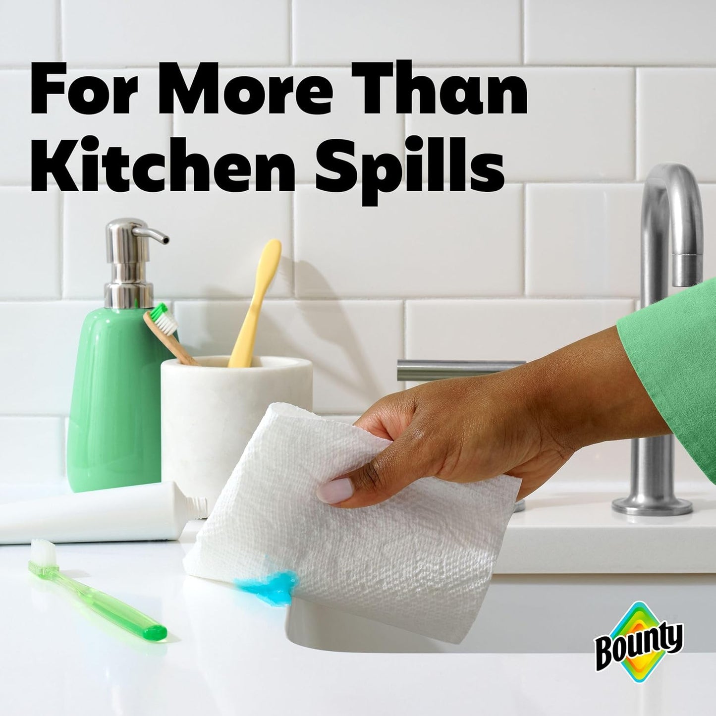 Bounty Paper Towels Select-A-Size White, 8 Double Plus Rolls = 20 Regular Rolls