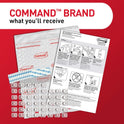 Command Clear Mini Light Clips 45 Clips, 54 Strips (CL806-45NA) - Easy to Open Packaging | 54 Strips