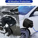 EV Charger Port Cover, Electric Car Charger Plug Cover, Outdoor Waterproof Winter Snow Rain UV All-Weather Protection, Magnetic Attachment, Suitable for Steel-Bodied Electric Vehicles