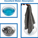 FIXSMITH Microfiber Cleaning Cloth - Pack of 8, Size: 12 x 16 in, Multi-Functional Cleaning Towels, Highly Absorbent Cleaning Rags, Lint-Free, Streak-Free Cleaning Cloths for Car Kitchen Home Office.